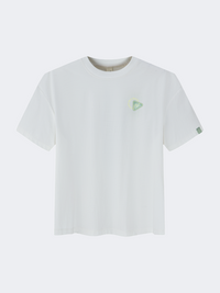 Erke Woven Women Running T-Shirt Light White