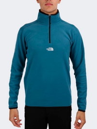 The North Face Glacier Embroid Logo Men Skiing Fleece Mallard Blue