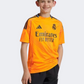 Adidas Real Madrid Away 24 Kids Boys Football T-Shirt Crew Orange