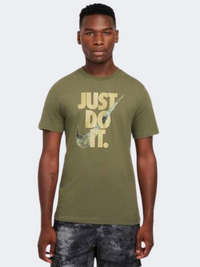 Nike Df Camo Men Training T-Shirt Medium Olive