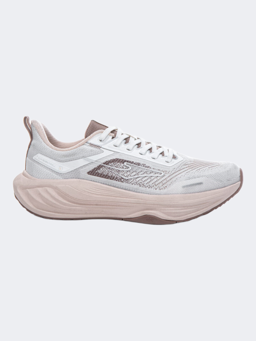 Erke Women Running Shoes Light White/Cinnamon