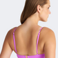 Blu 4U Fashion Solids Women Beach Bra Purple