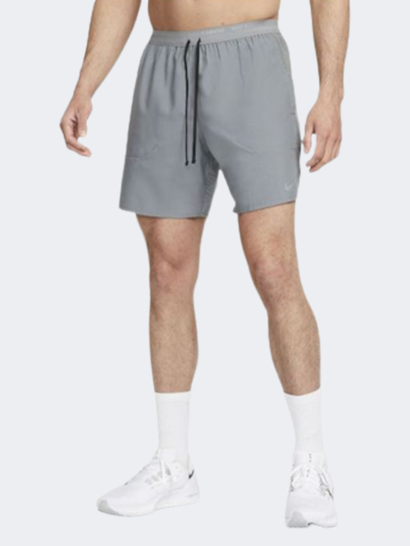 Nike Dri-Fit 7 Inch Men Running Short Grey/Black/Silver