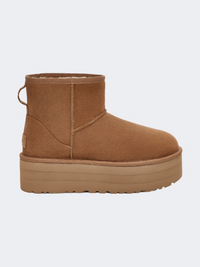 UGG Classic Mini Platform Women Lifestyle Shoes Chestnut