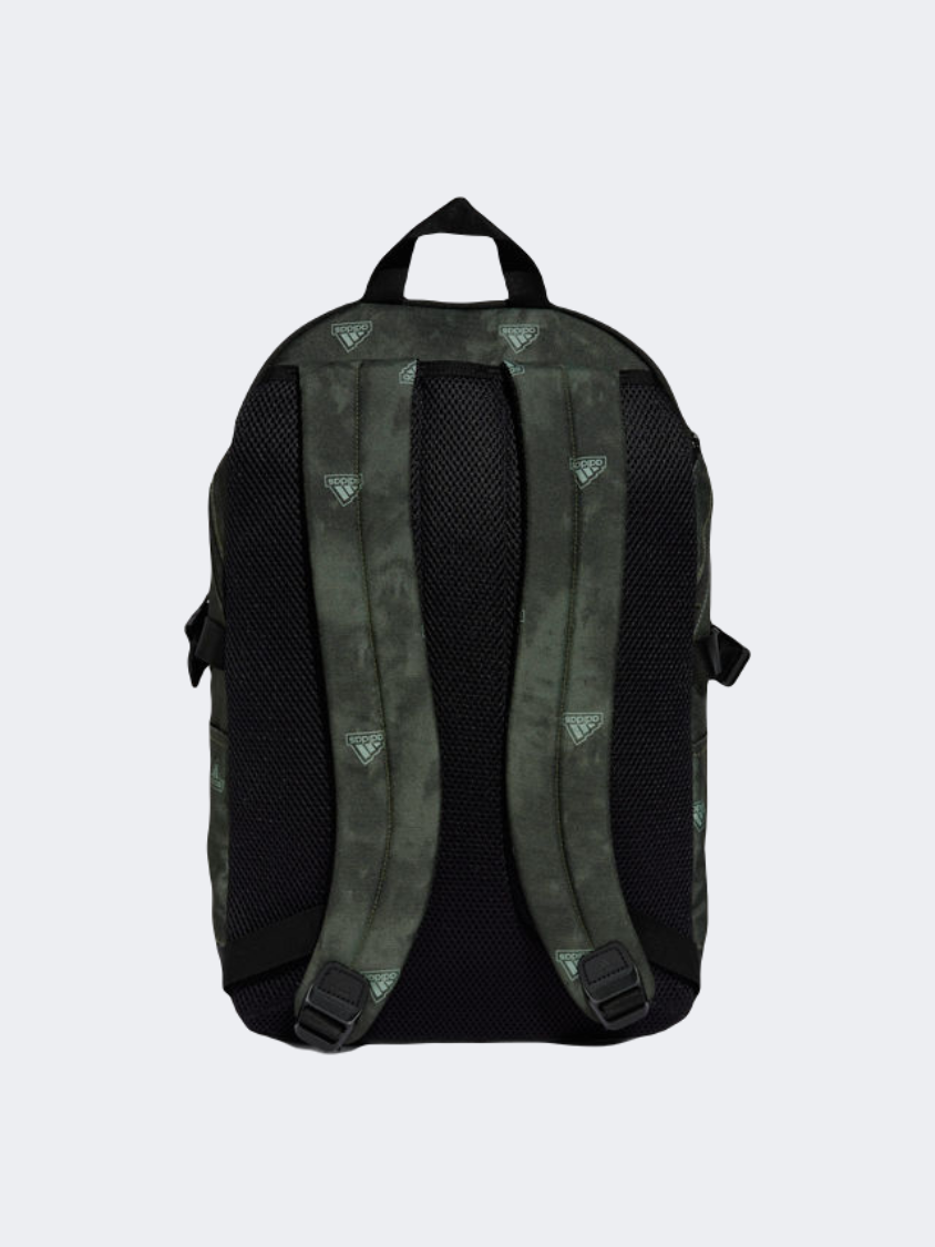 Adidas Power Aop Men Training Bag Olive Strata/White