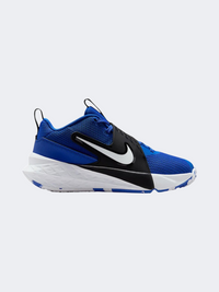 Nike Team Hustle D 12 Gs-Boys Basketball Shoes Royal/White/Black