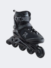 Roces Icon Men Skating Roller Skates Black/Dark Charcoal