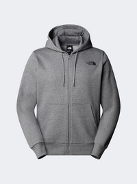 The North Face Simple Dome Fz Men Lifestyle Hoody Medium Grey Heather