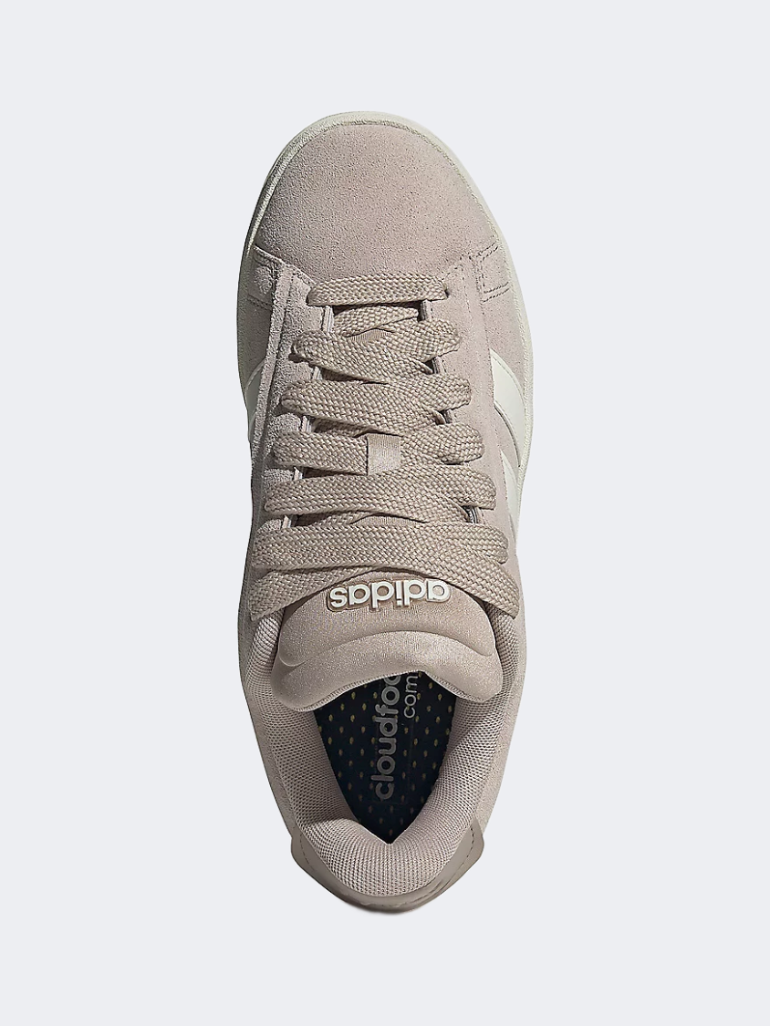 Adidas Grand Court Alpha Women Sportswear Shoes Beige/Off White