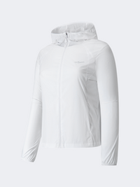 Erke Woven Upf Woman Training Jacket White