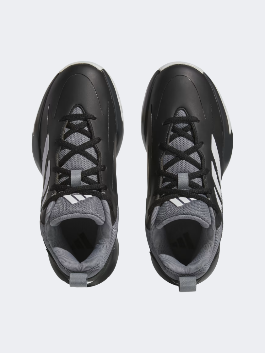 Adidas Cross Em Up Select Gs Basketball Shoes Black/White/Grey