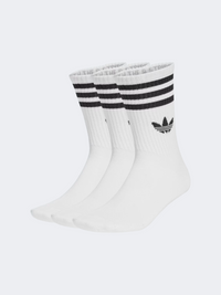 Adidas 3S Crew 3 Pack Unisex Original Sock White