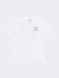 Billabong Crayon Wave Boys Lifestyle T-Shirt White