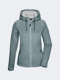 Killtec Kow 5 Knitfleece Women Skiing Jacket Blue Grey