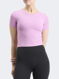 Nike Df Zenvy Women Training T-Shirt Light Magenta/White