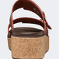 Crocs Brooklyn Cork Buckle Women Lifestyle Slippers Rust