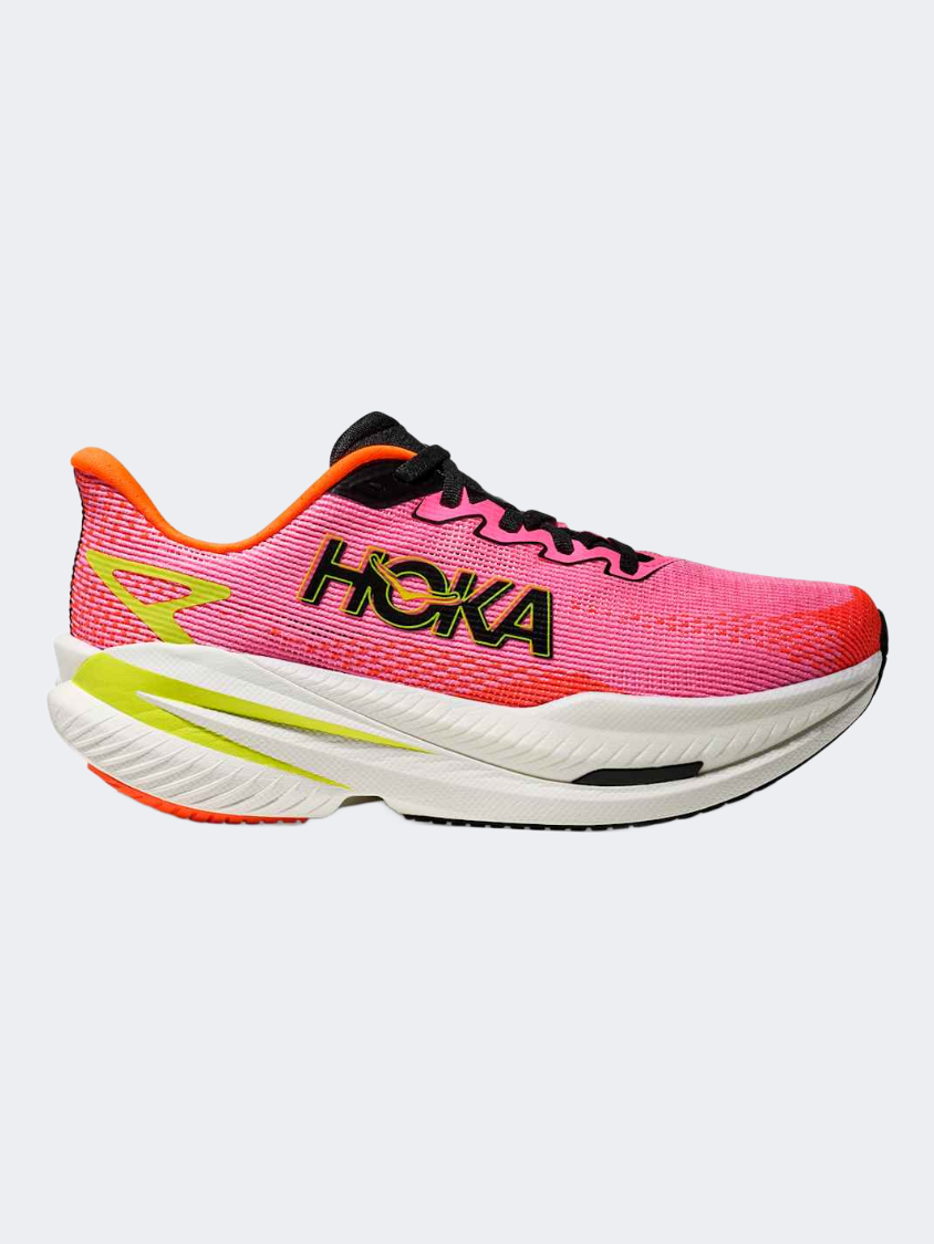 Hoka Mach X 3 Women Running Shoes Neon Rose