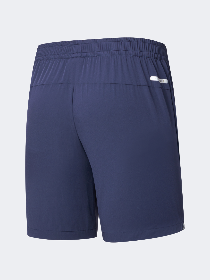 Erke Sports Men Running Short Blue