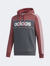 Adidas Essential Club Men Training Hoody Red/Dark Grey/White