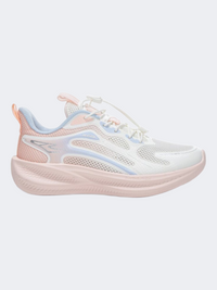 Erke Kids-Girls Running Shoes White/Peach Pink