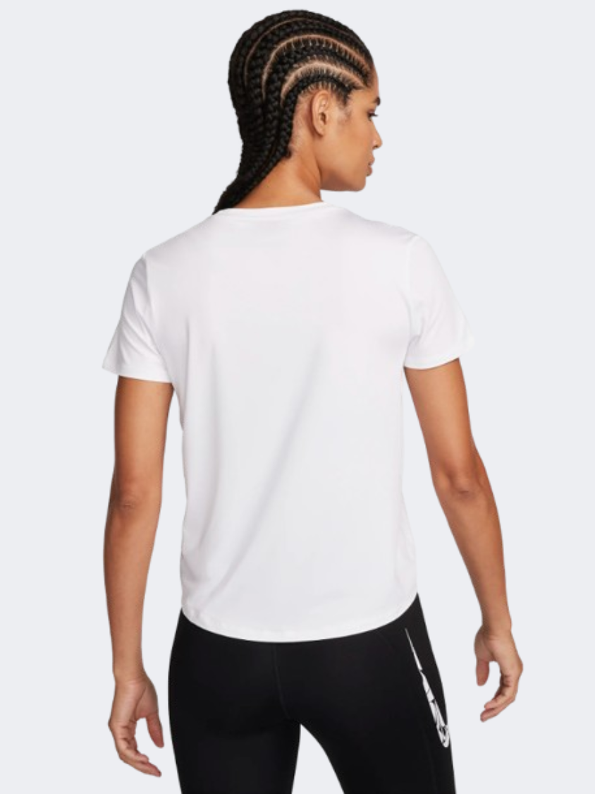 Nike One Swoosh Hbr Women Running T-Shirt White/Black