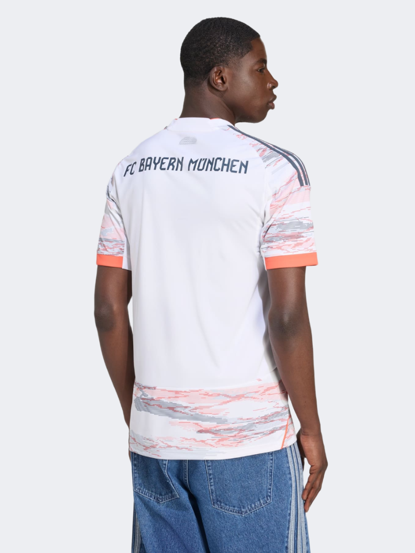 Adidas Fc Bayern 25/26 Away Jersey Men Football T-Shirt White