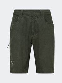 Salewa Agner Hemp Ripstop Men Hiking Short Dark Olive