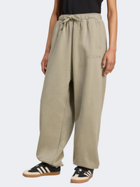 Adidas Essentials Linear Oversized Jogger Women Originals Pant Silver Pebble