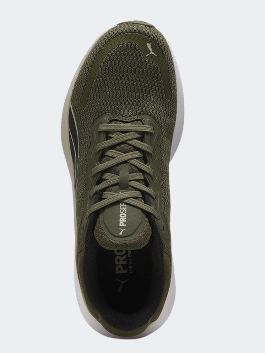 Puma Scend Pro Men Running Shoes Dark Olive