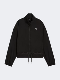 Puma Lace Woven Women Training Jacket Black