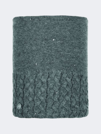 Buff Knitted & Polar Neckwarmer Women Lifestyle Tubular Grey