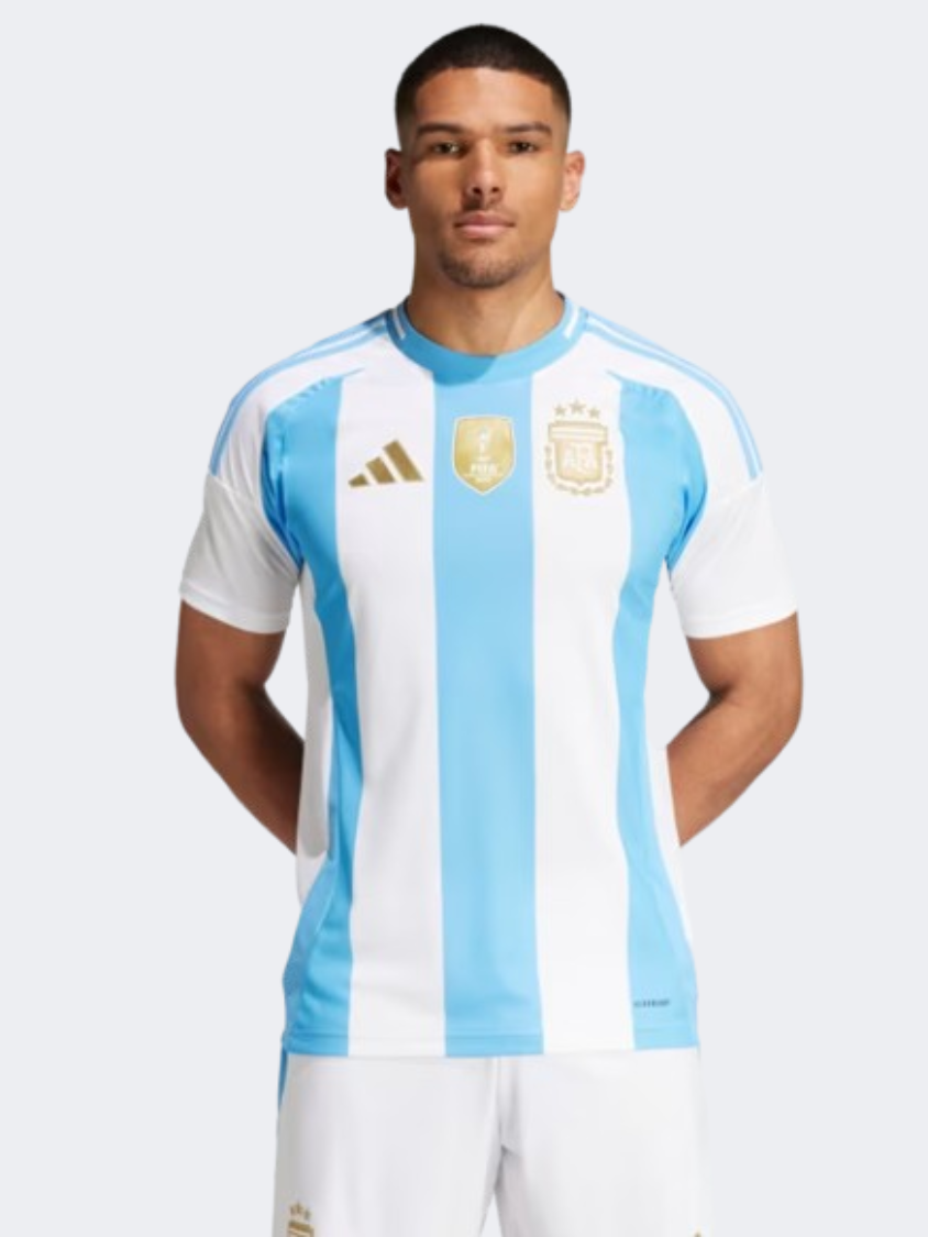 Adidas Argentina 24 Home Men Football T-Shirt White/Blue Burst