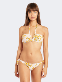 Billabong Women's Beach N3St21 2788 Sol Dawn Bandeau White Bra