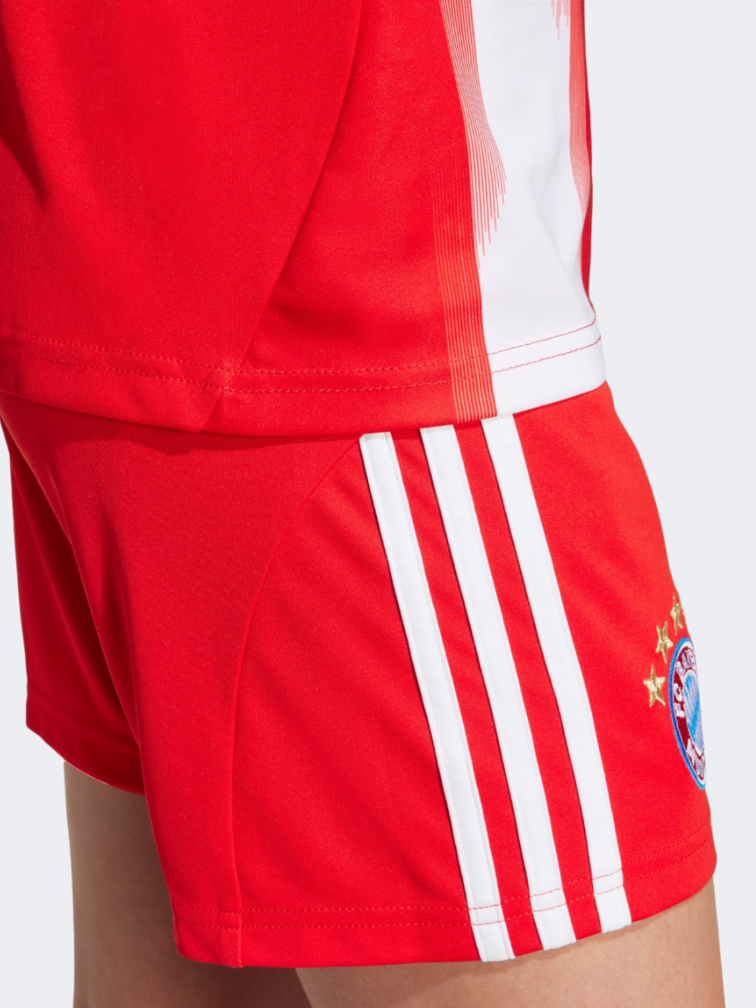 Adidas Fc Bayern 25/26 Home Kids-Boys Football Short Red