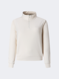 Erke Pullover Women Training Long Sleeve Glacier White