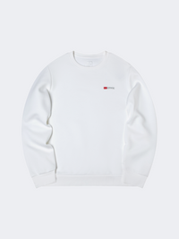 Erke Pullover Men Training Sweatshirt White