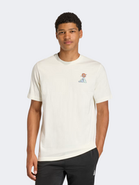 Adidas Men Earth Day Sportswear Tshirt Off White