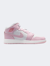 Nike Air Jordan 1 Mid Gs Girls Lifestyle Shoes Pink Foam