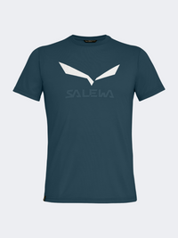 Salewa Solidlogo Dri Release Men Hiking T-Shirt Pond Blue