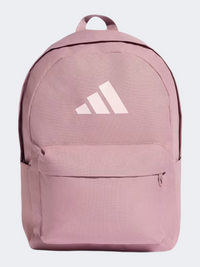 Adidas Women Sportswear Classic 3 Bar Logo Backpack Pink