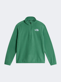 The North Face Glacier 1/4 Zip Boys Lifestyle Fleece Dimmed Algae