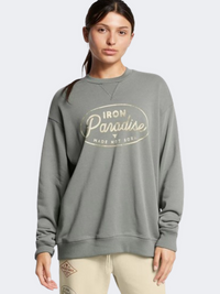 Under Armour Projet Rock Heavyweight Tools Of The Trade Women Training Sweatshirt Clay Green/Black