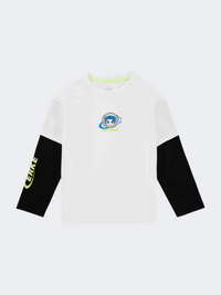 Erke Kids Lifestyle Long Sleeve White