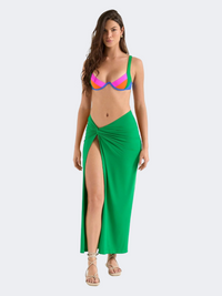 Oneone Siena Long Skirt Women Beach Skirt Mantis Green