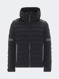 Toni Sailer Gideon Faux Leather Men Skiing Jacket Black