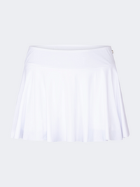 Oil And Gaz Flexible Women Beach Skirt White