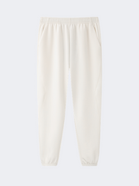 Erke Knitted Cropped Women Lifestyle Pant Glacier White