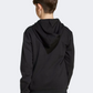 Adidas Seasonals Essentials Collegiate Typography Full-Zip Kids-Boys Sportswear Hoody Black/White