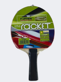 Topten Accessories 3 Stars PingPong Racquet Black/Red/Beige