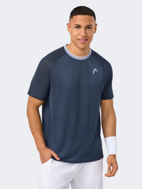 Head Performance Men Padel T-Shirt Navy